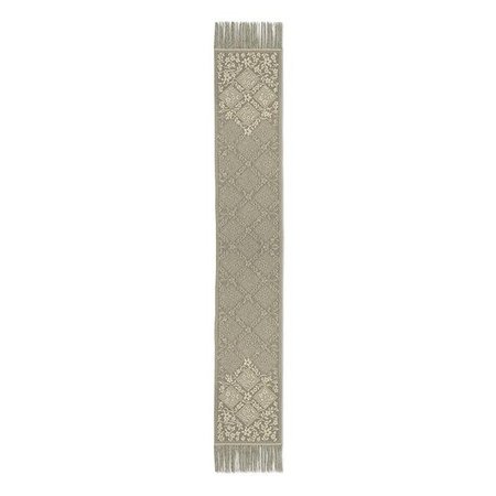 HERITAGE LACE Heritage Lace CN-14102G Chantilly 14 x 102 in. Fringed Runner - Gold CN-14102G